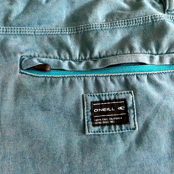 O’Neill Men’s Hybrid shorts Size 36 in Blue with front and back zipper pockets - Picture 11 of 12